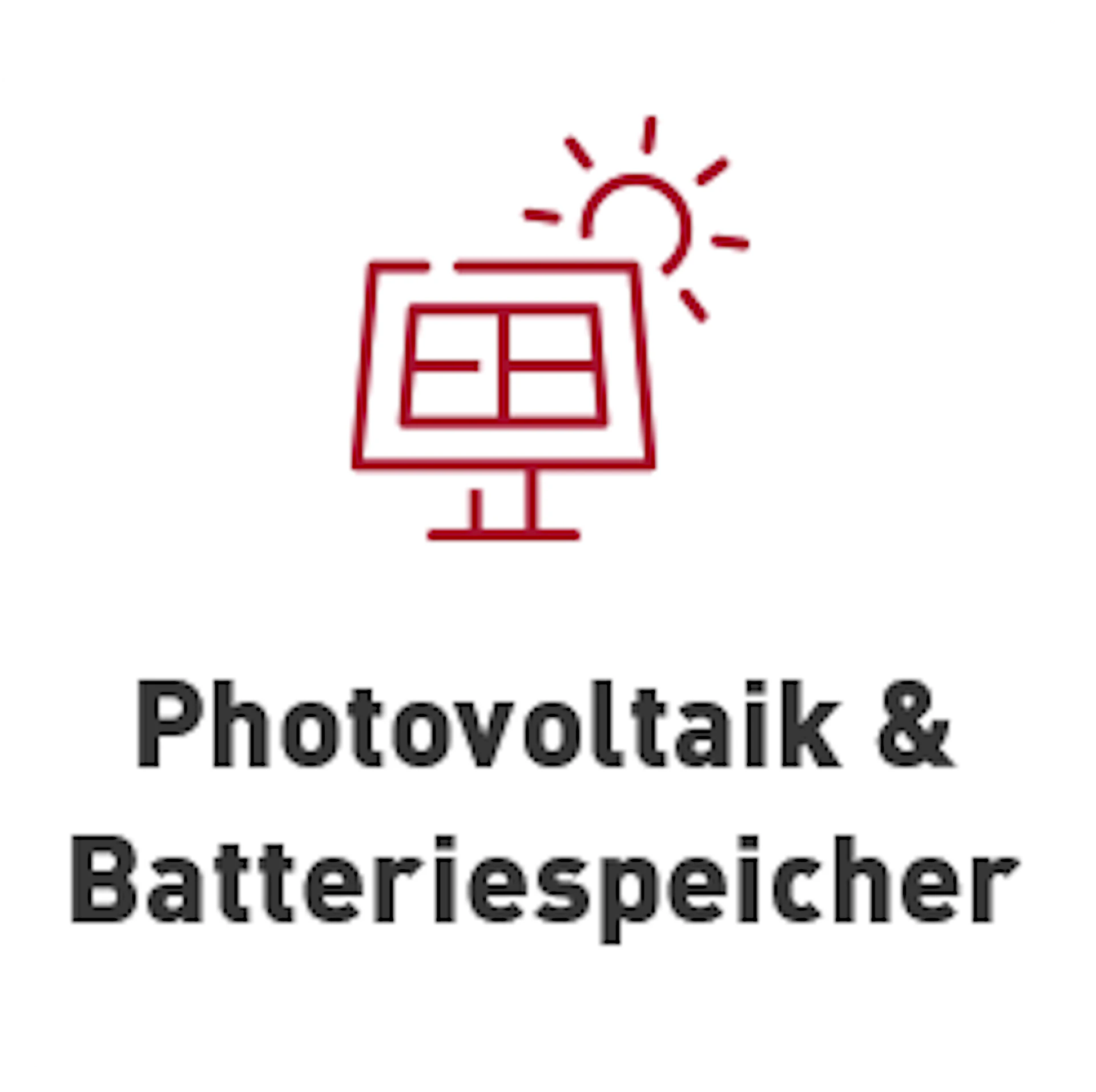 Icon Photovoltaik und Batterespeicher