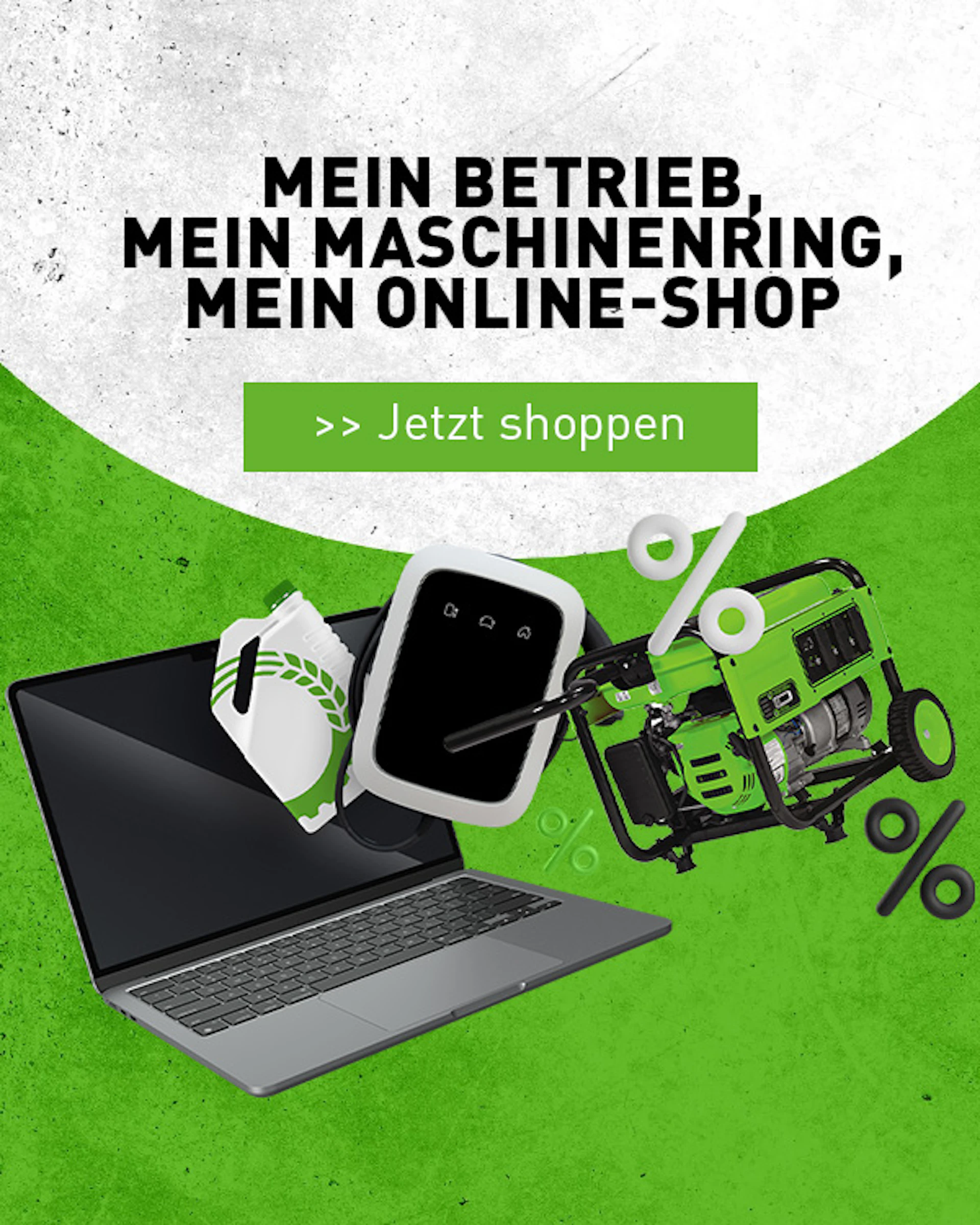 Mein Betrieb, mein Maschinenring, mein Online-Shop. Jetzt shoppen