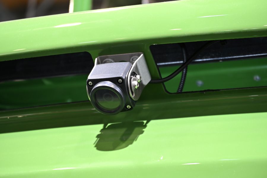 Rückfahrkamera auf Maishäcksler