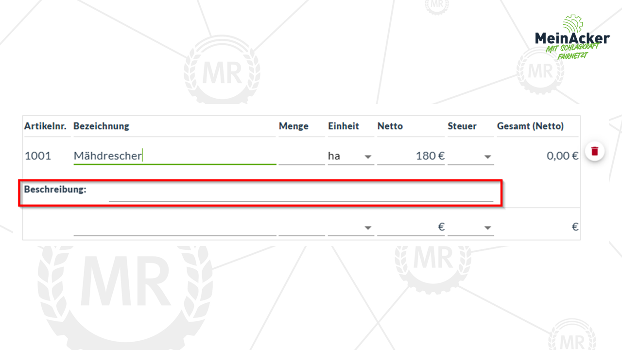 Versenden der E-Rechnungen an mehrere Empfänger
