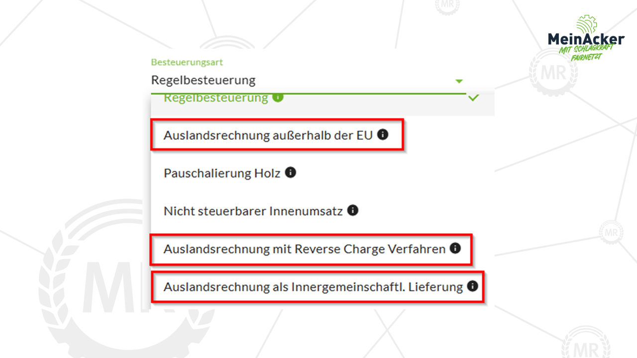 Versenden der E-Rechnungen an mehrere Empfänger