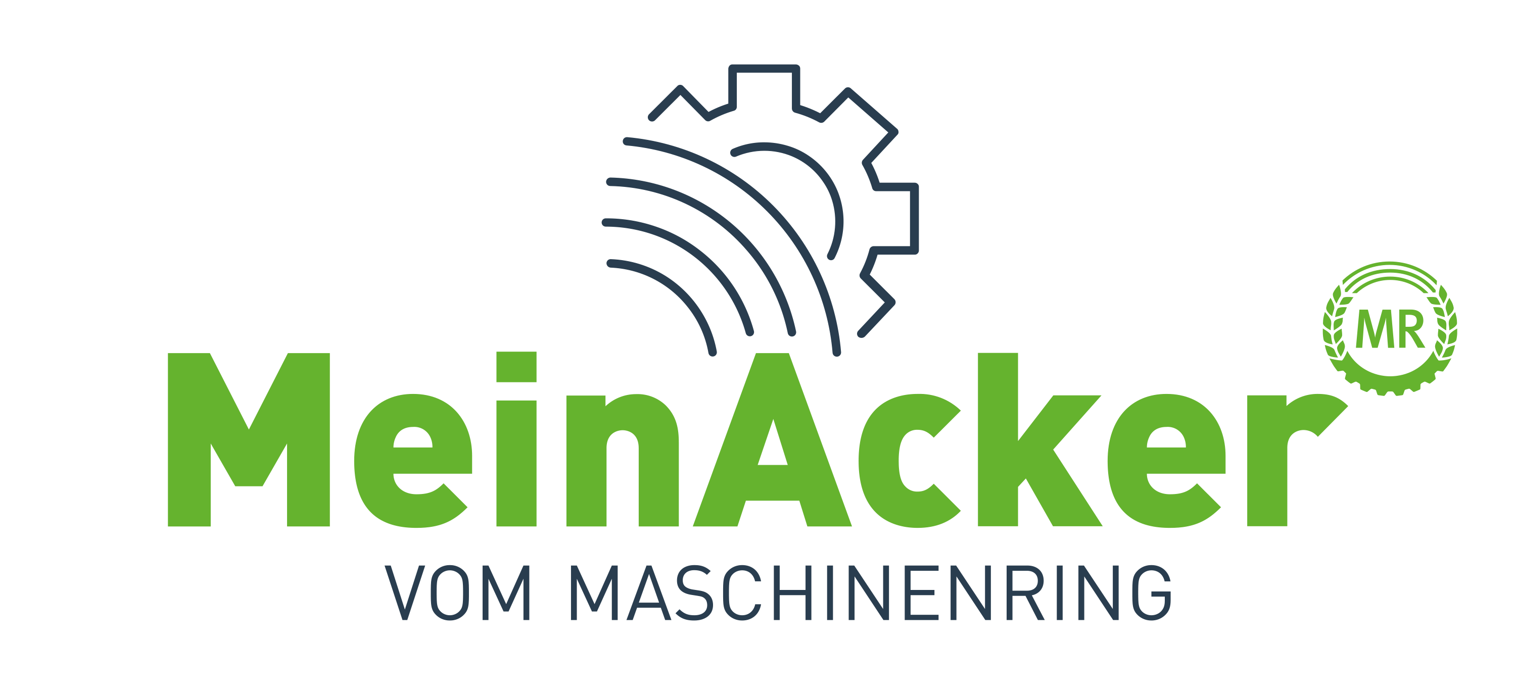 Logo MeinAcker Sonne mit Feldumriss