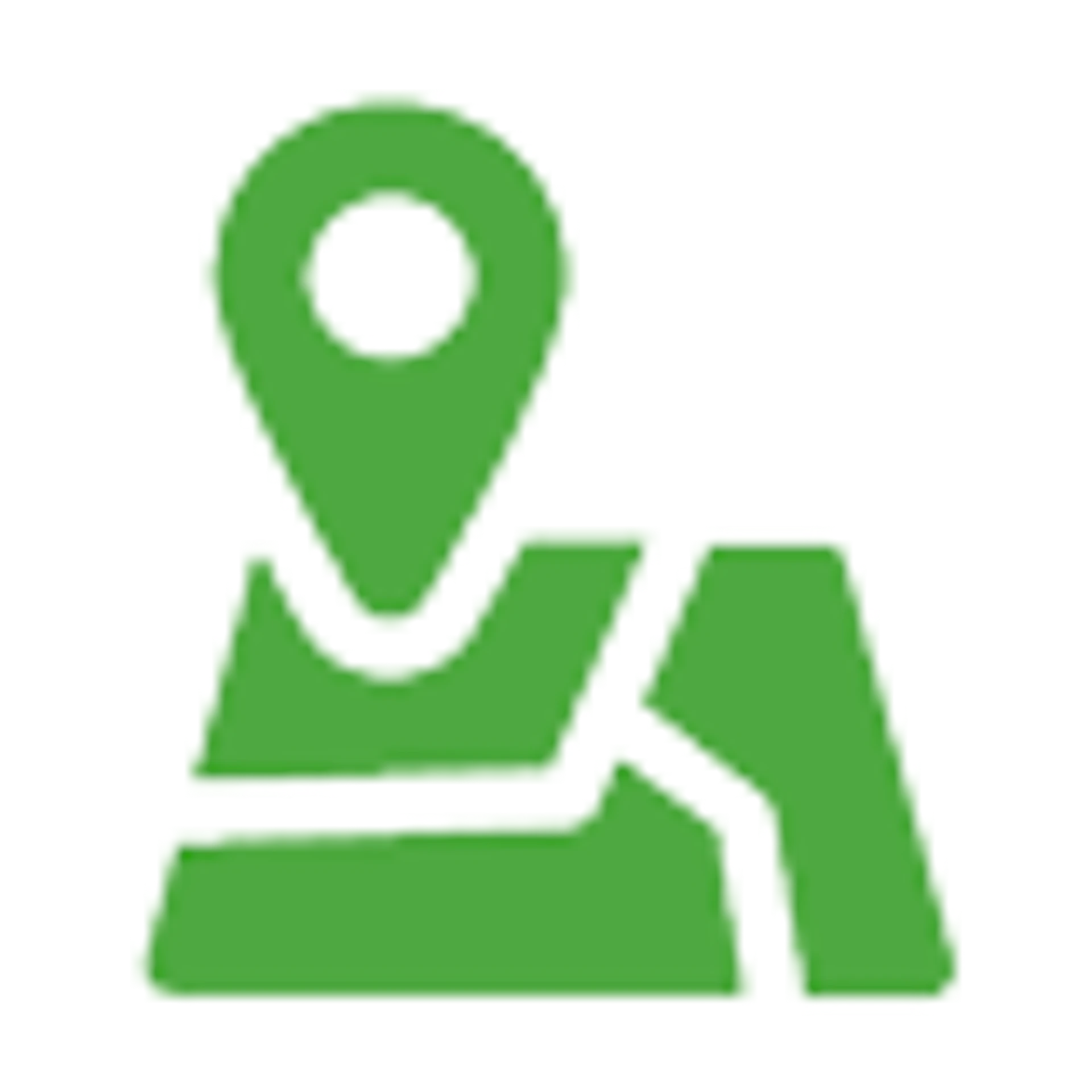 Icon Landkarte mit Standort